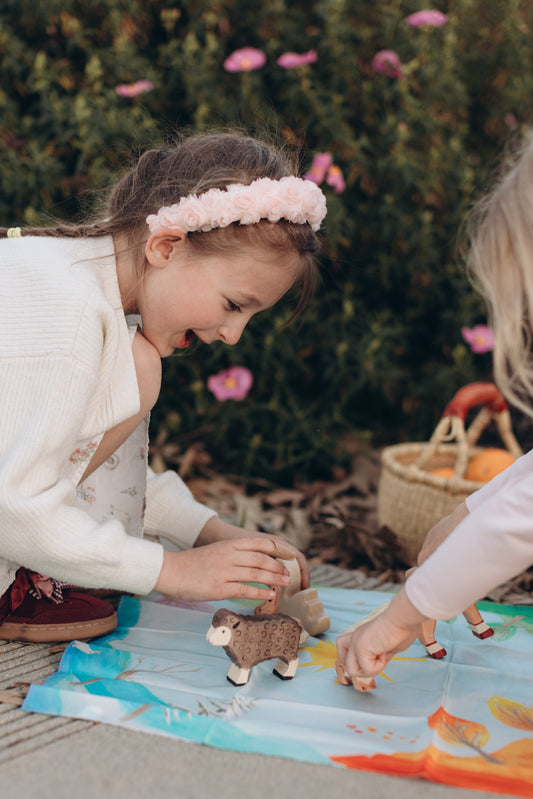 Holztiger Standing Sheep Wooden Toy – Farm Animal Figure