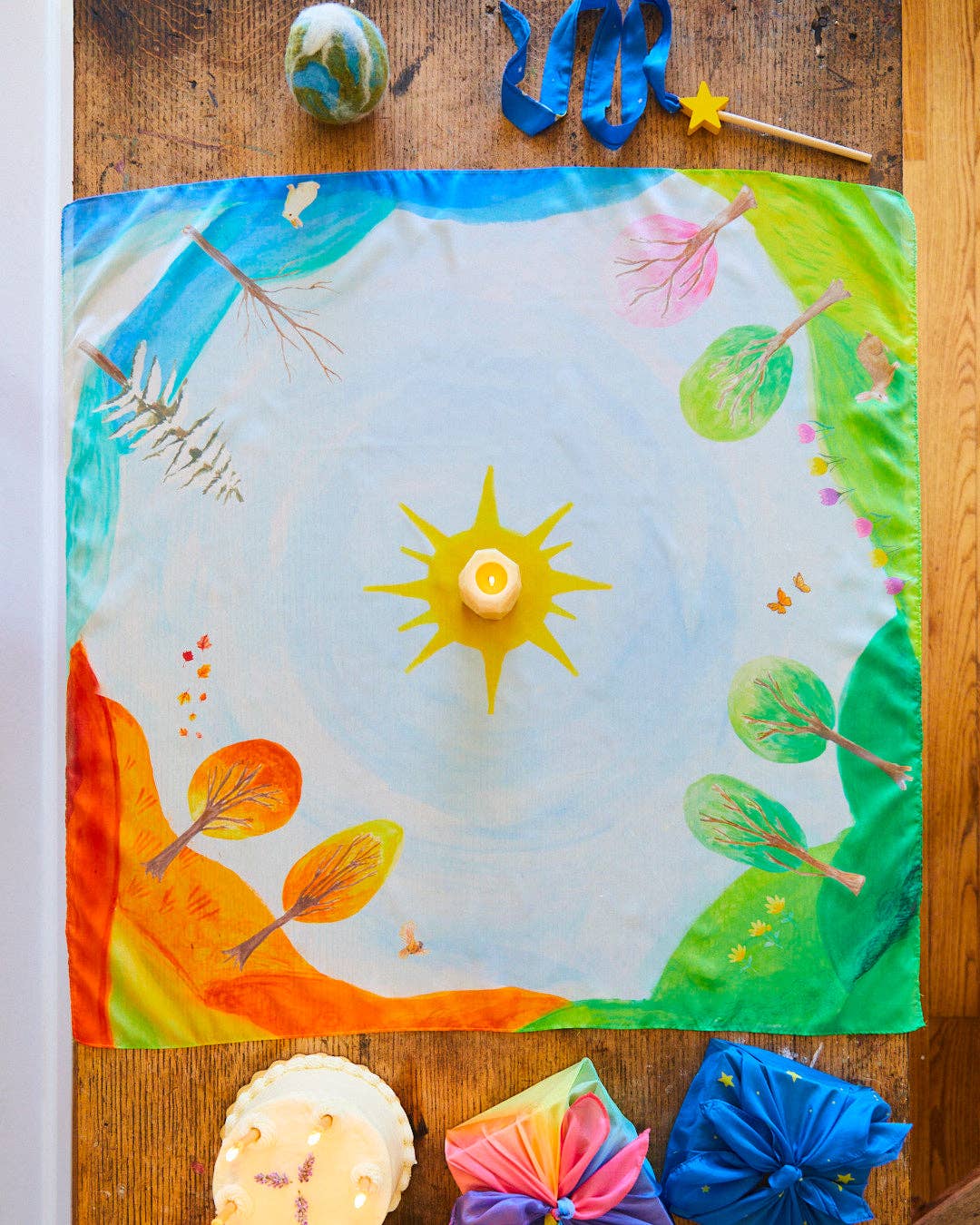 Around the Year Mini Playsilk – Seasons & Celebration