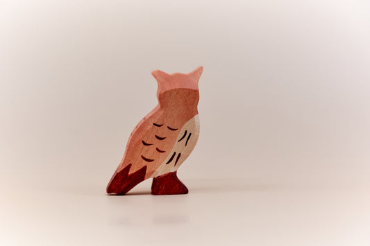 Holztiger Eagle Owl – Wooden Bird Toy