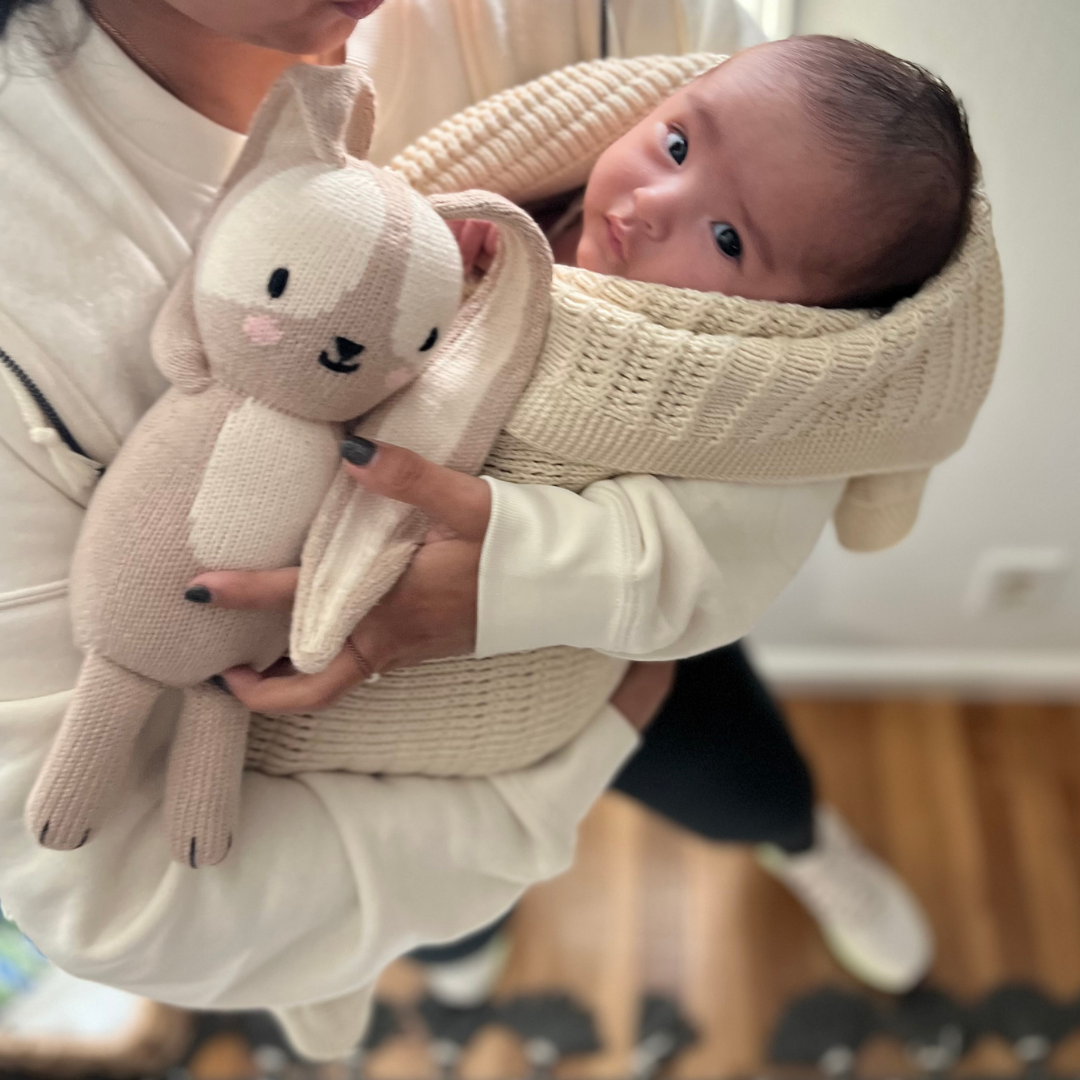 Nikki Bunny 12" Heirloom Cotton Plush – Soft Baby Bunny Toy