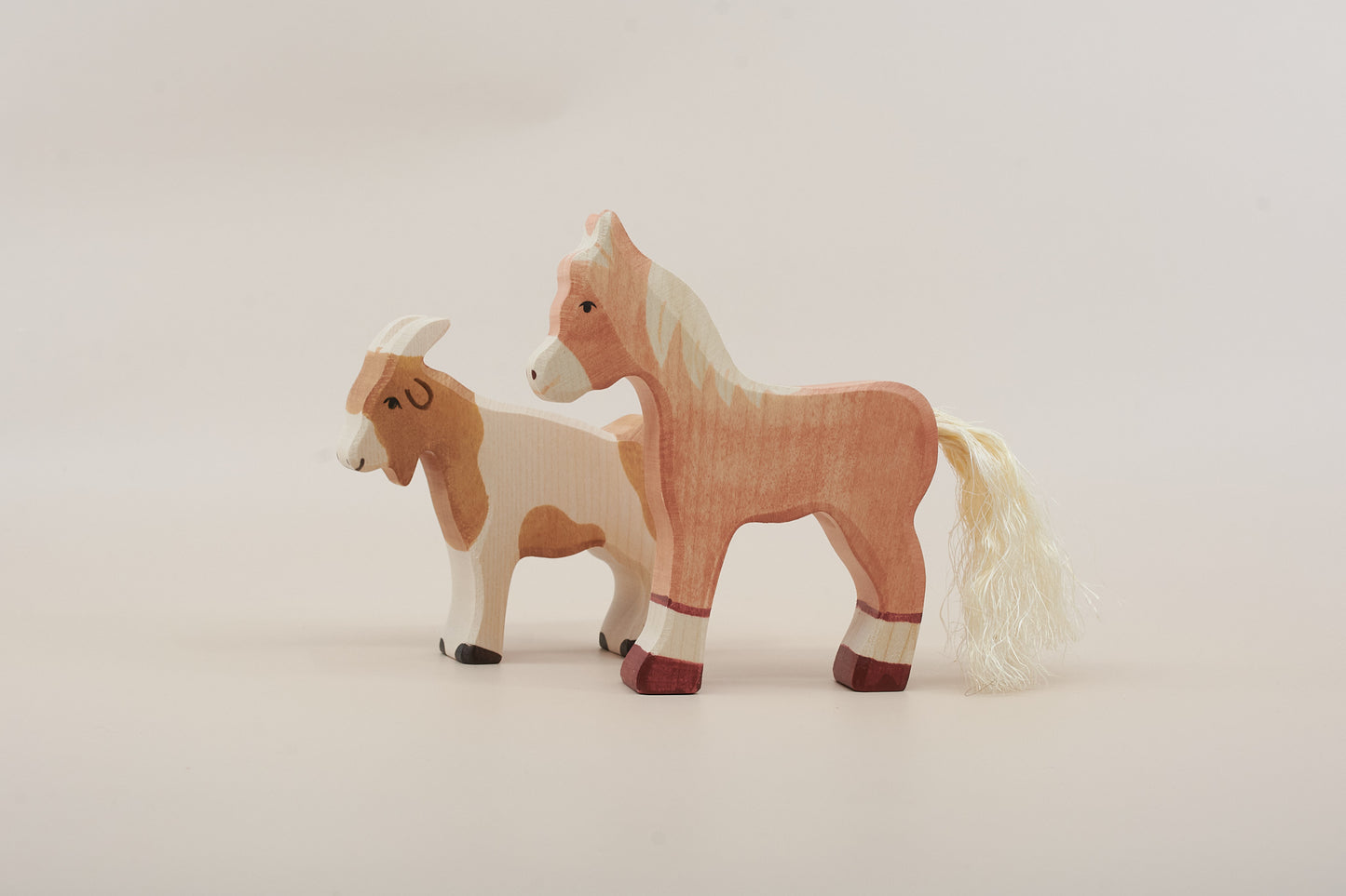 Holztiger Billy Goat Wooden Toy – Handcrafted Farm Animal