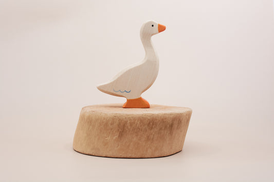 Holztiger Standing Goose – Wooden Farm Animal Toy