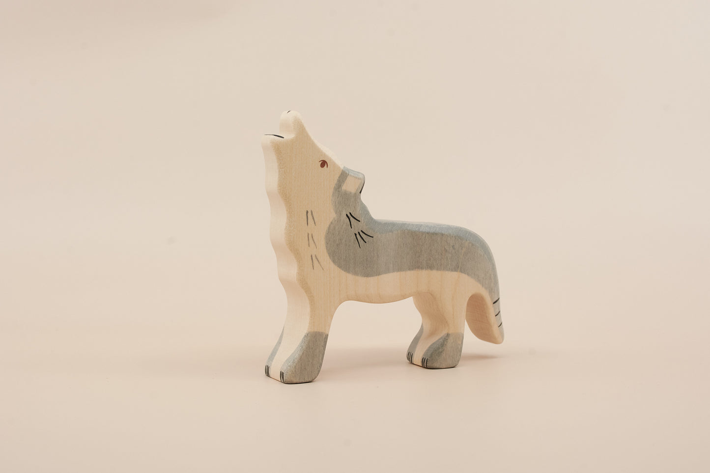 Holztiger Wolf – Wooden Woodland Animal Toy