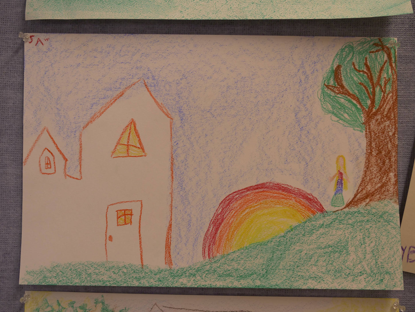 FILANA Organic Beeswax Crayons: 8 Rainbow Colors in Block