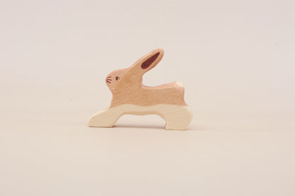 Holztiger Running Rabbit Wooden Toy – Woodland Animal Figure