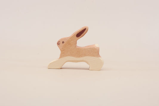 Holztiger Running Rabbit Wooden Toy – Woodland Animal Figure