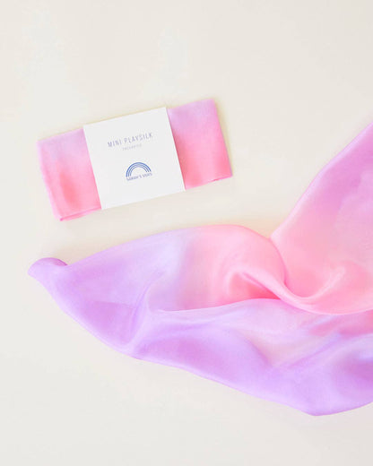 Sarah's Silks Blossom Mini Enchanted Playsilk, Waldorf silk play scarf
