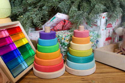 Suki Stacking Tower Pastel Wooden Stacker
