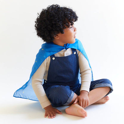 Sarah's Silks Starry Night Mini Enchanted Playsilk – Waldorf Silk Play Scarf for Kids (Ages 3+)