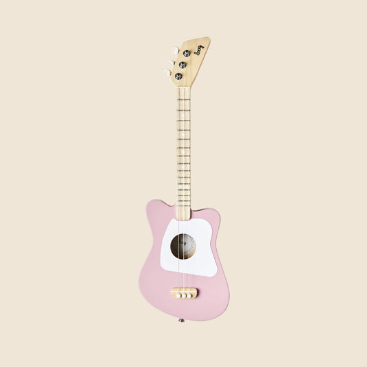 Loog Mini Acoustic Guitar for Kids Ages 3+ – Pink