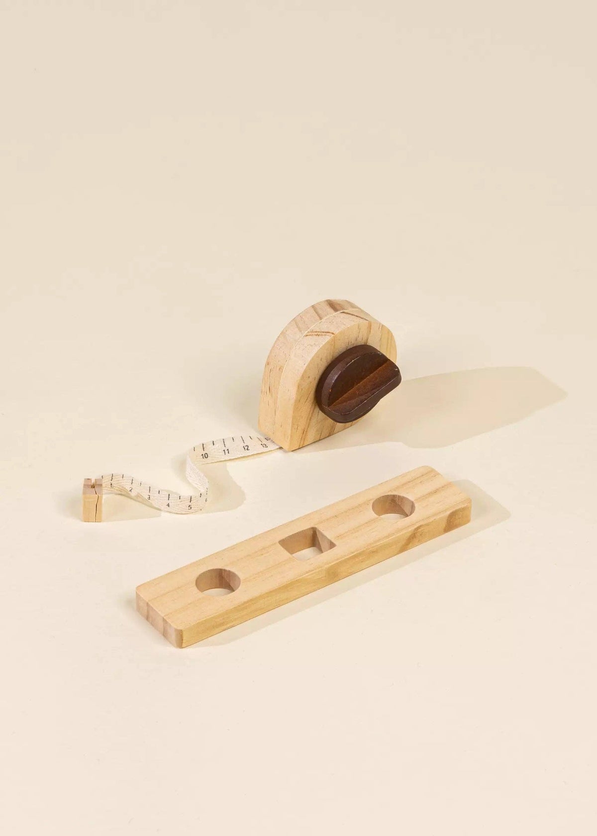 Wooden toolbox with tools packed inside