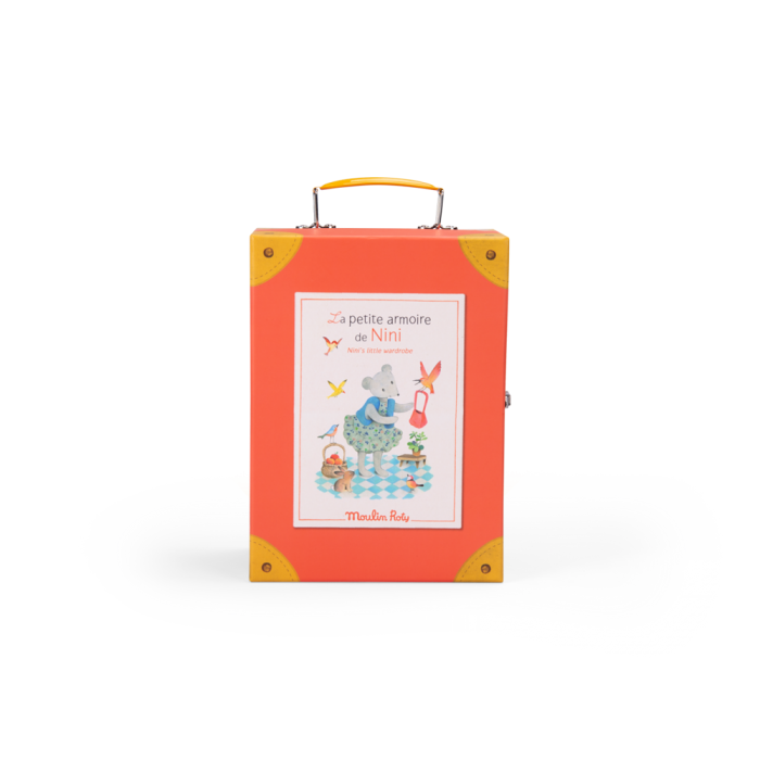 Nini Little Wardrobe Suitcase – Wooden Pretend Play Closet