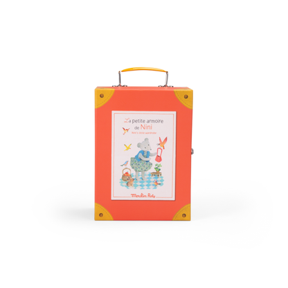 Nini Little Wardrobe Suitcase – Wooden Pretend Play Closet