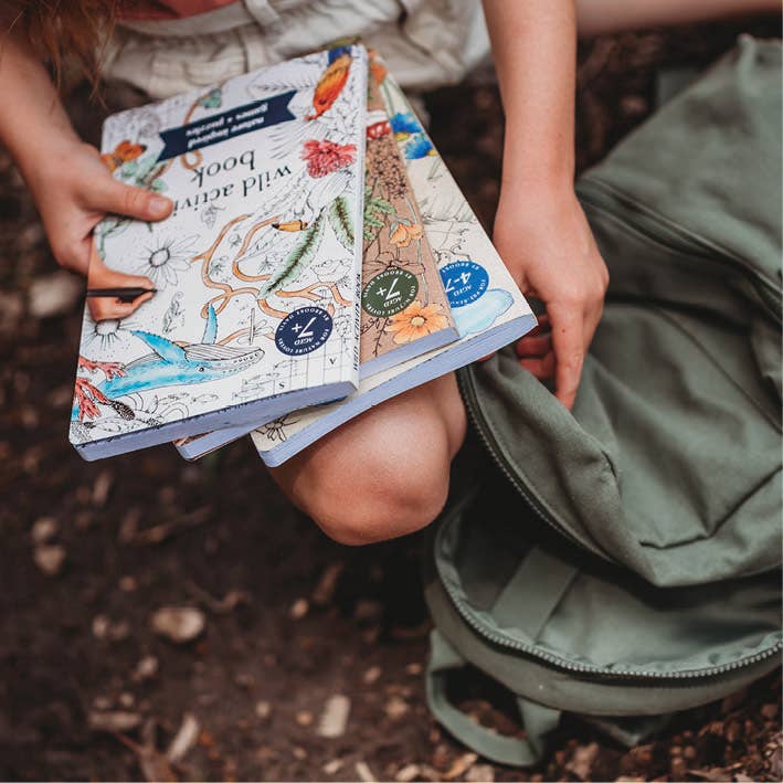 Wild Activity Book – 120-Page Nature Activity Book for Kids