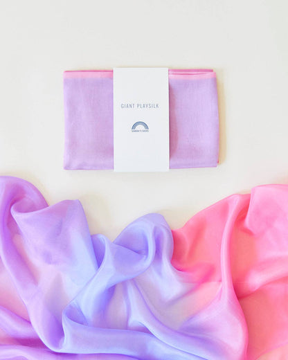 Sarah's Silks Giant Blossom Playsilk, 70 x 35 inch silk play scarf