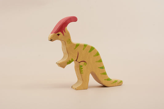 Holztiger Parasaurolophus – Wooden Dinosaur Toy