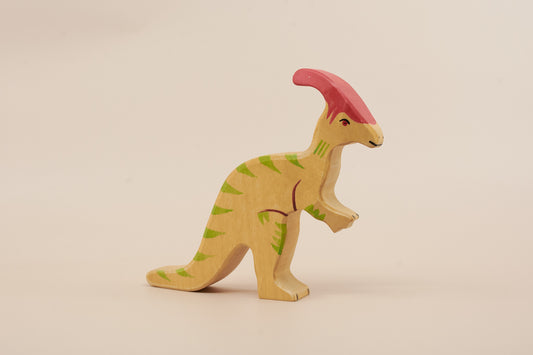 Holztiger Parasaurolophus – Wooden Dinosaur Toy