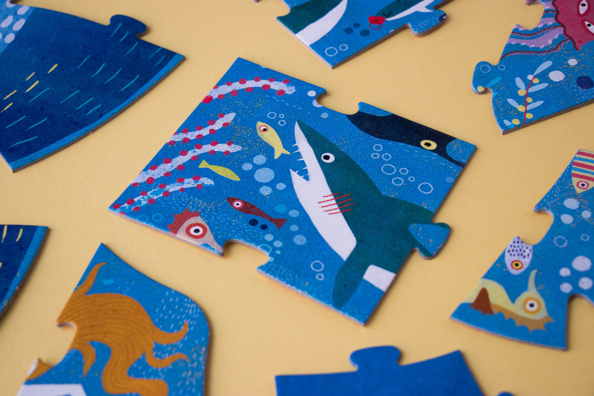 My Big Blue puzzle box packaging