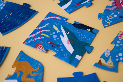 My Big Blue puzzle box packaging