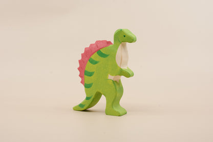 Holztiger Spinosaurus wooden dinosaur toy – handcrafted figure, front view