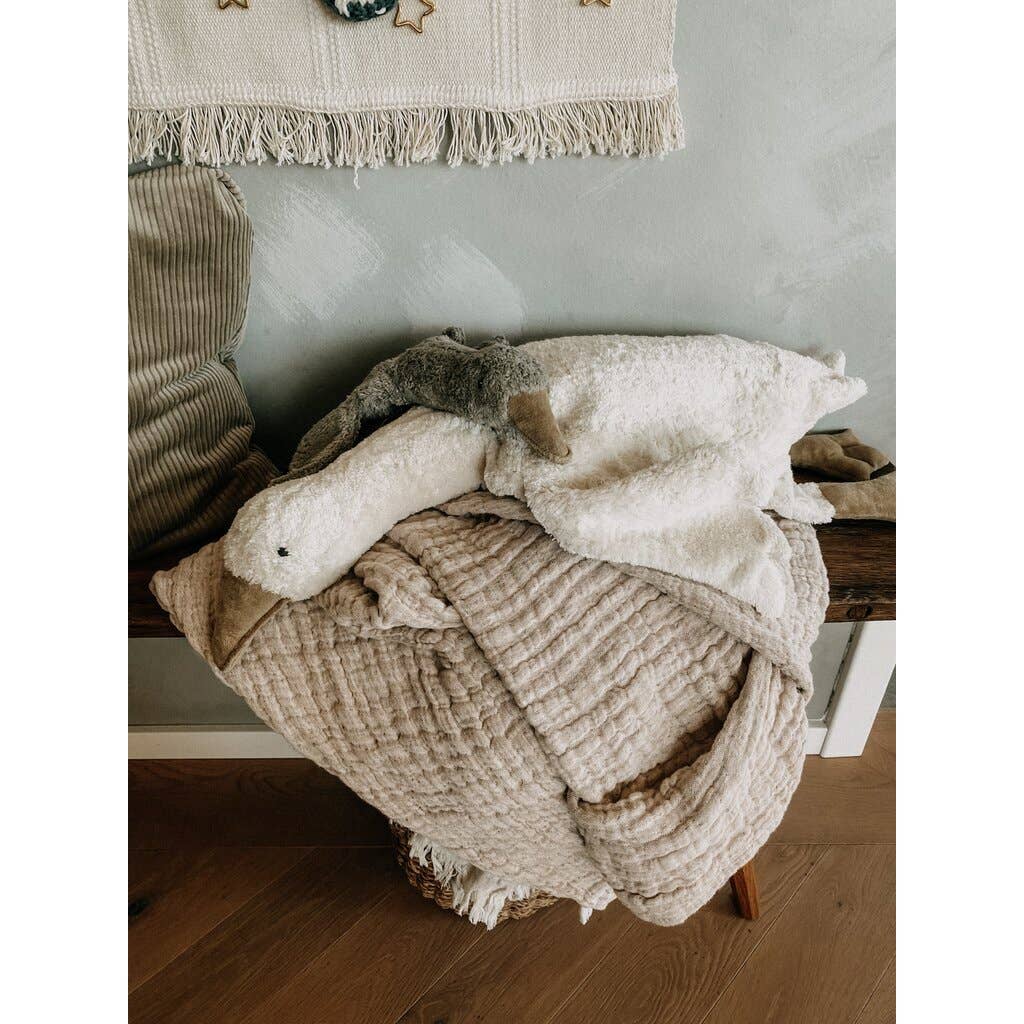 Cuddly Animal Goose Large - White (Coming Soon)