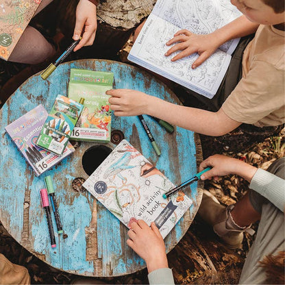 Wild Activity Book – 120-Page Nature Activity Book for Kids