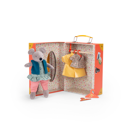 Nini Little Wardrobe Suitcase – Wooden Pretend Play Closet