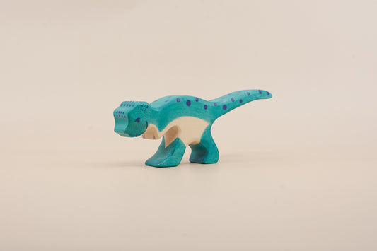 Holztiger Pachycephalosaurus – Handcrafted Wooden Dinosaur Toy (Ages 3+)