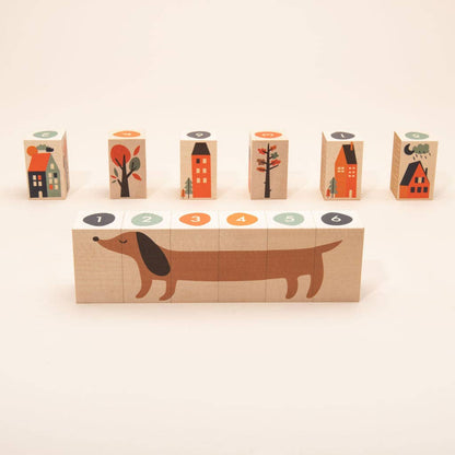 Wooden Neighborhood Building Blocks – Environments City Block Set – Montessori Imaginative Toy – Ages 3+