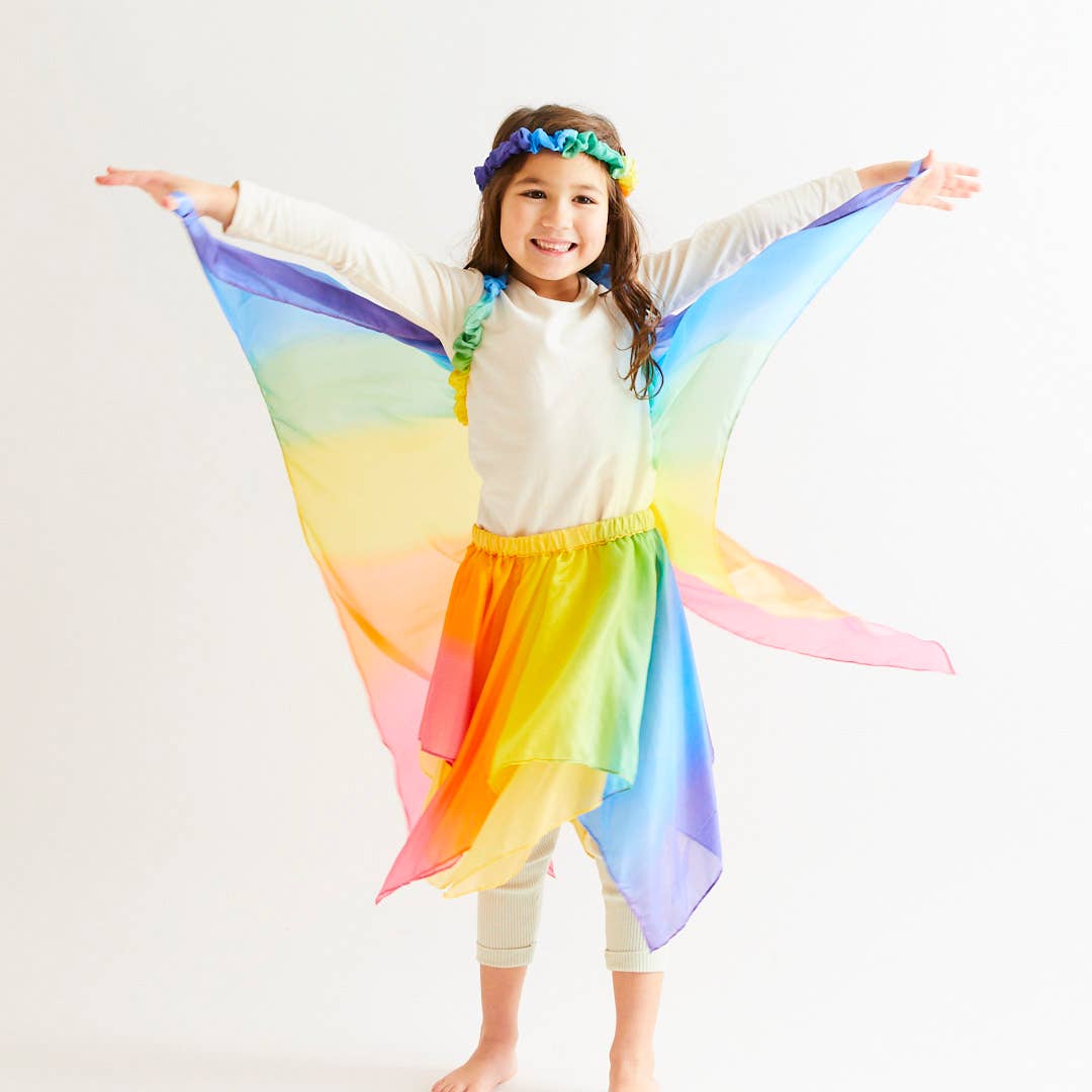 Sarah's Silks Rainbow silk fairy wings, photo 3