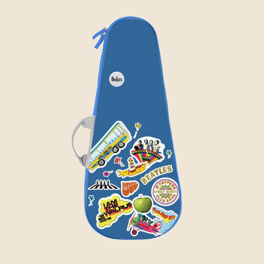 Beatles edition Loog Mini guitar gig bag - padded backpack carrying case
