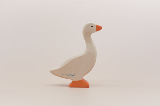 Holztiger Standing Goose – Wooden Farm Animal Toy