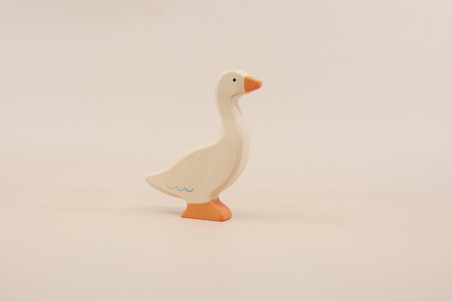 Holztiger Standing Goose – Wooden Farm Animal Toy