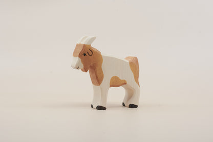 Holztiger Billy Goat Wooden Toy – Handcrafted Farm Animal