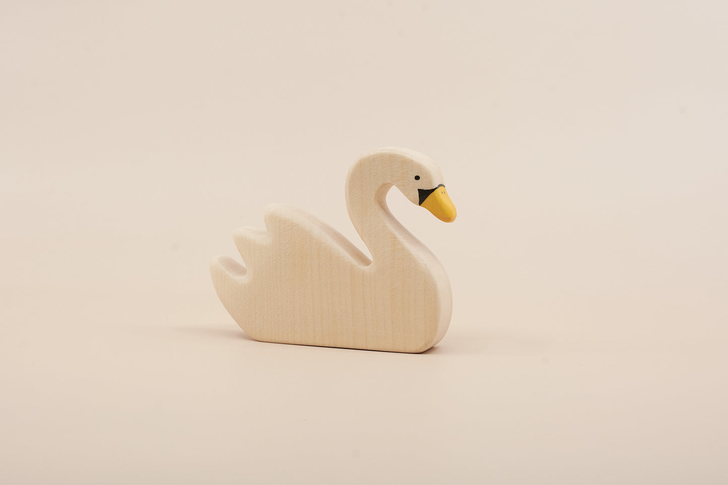 Holztiger Wooden Swan Figure – Handcrafted Eco-Friendly Animal Toy (Ages 3+)