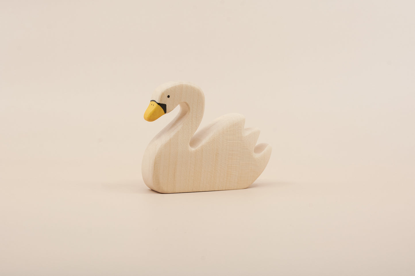 Holztiger Wooden Swan Figure – Handcrafted Eco-Friendly Animal Toy (Ages 3+)