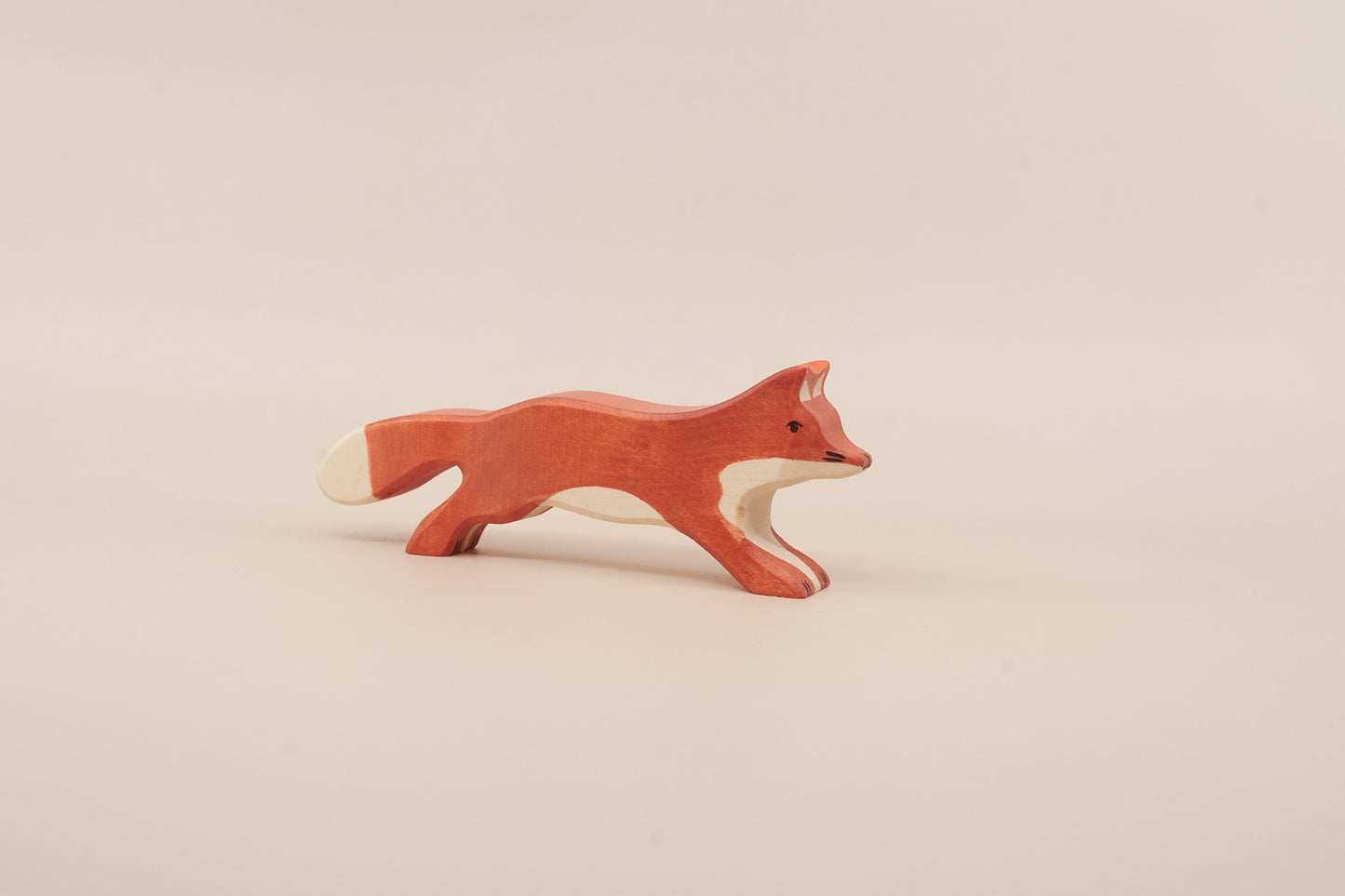 Holztiger Running Fox Wooden Toy – Forest Animal Figure