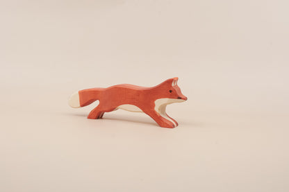 Holztiger Running Fox Wooden Toy – Forest Animal Figure