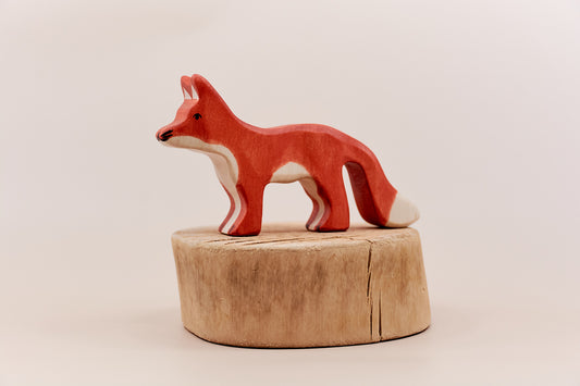 Holztiger Fox – Wooden Standing Animal Toy