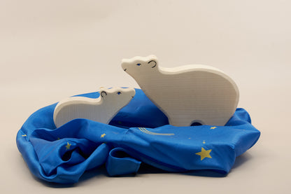 Holztiger Polar Bear Wooden Figure