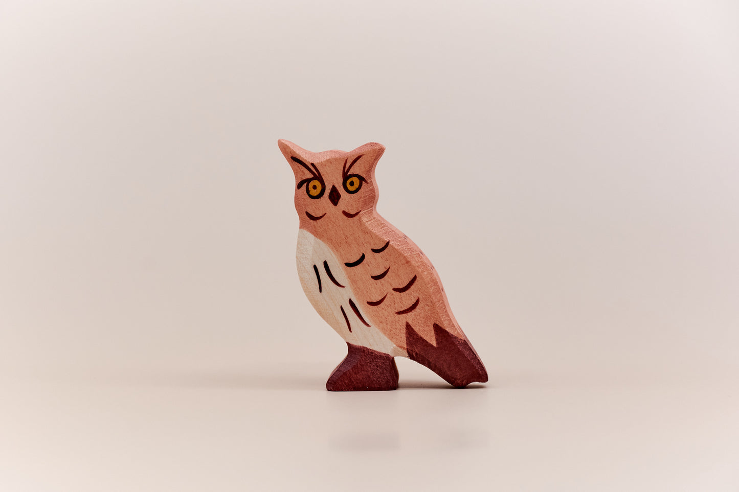 Holztiger Eagle Owl – Wooden Bird Toy