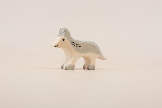 Holztiger Small Wolf Wooden Toy – Woodland Animal Figure