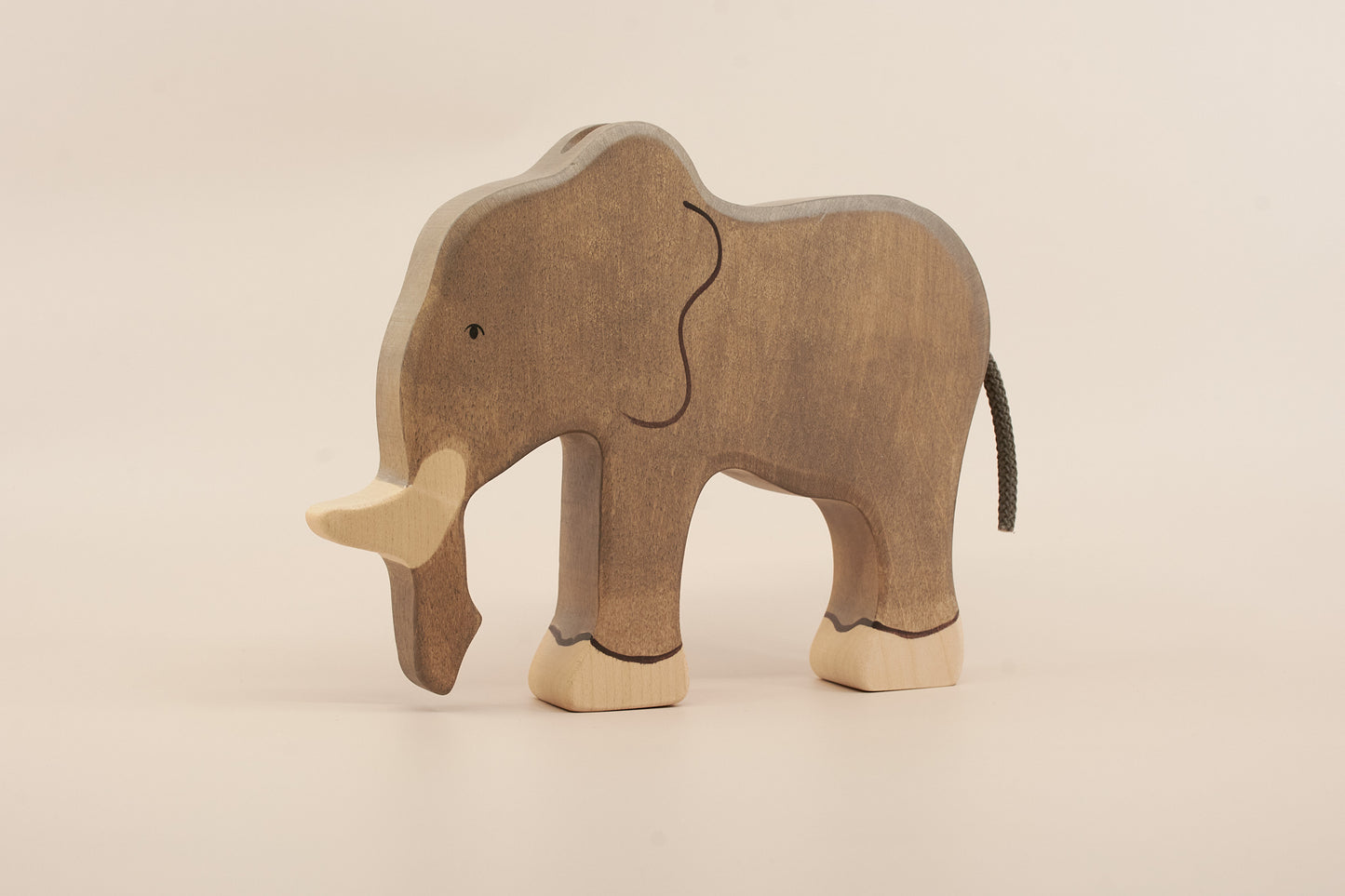 Holztiger Elephant – Wooden Safari Animal Toy