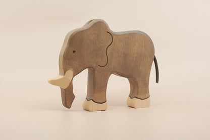 Holztiger Elephant – Wooden Safari Animal Toy
