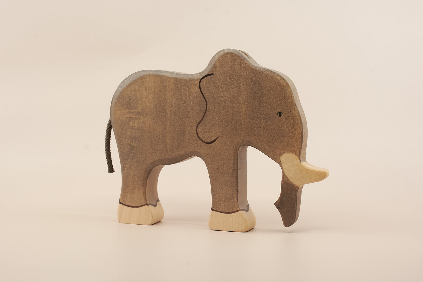 Holztiger Elephant – Wooden Safari Animal Toy