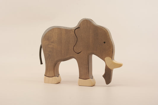 Holztiger Elephant – Wooden Safari Animal Toy