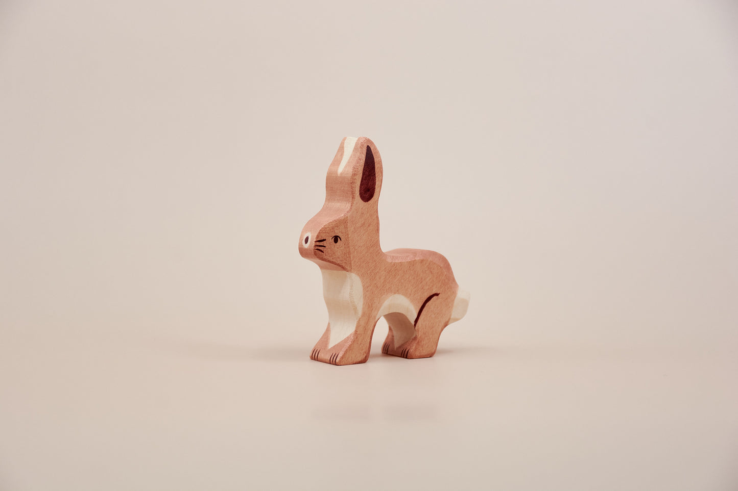 Holztiger Standing Rabbit Wooden Toy – Handcrafted Forest Animal