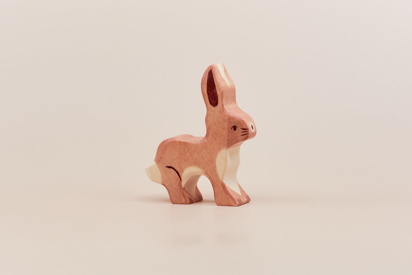 Holztiger Standing Rabbit Wooden Toy – Handcrafted Forest Animal